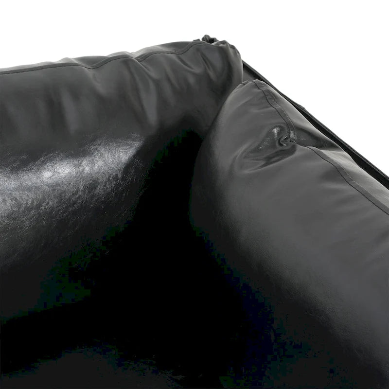 Fauteuil de salon en similicuir