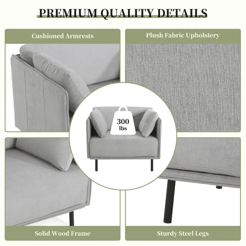 Fauteuil de salon en similicuir