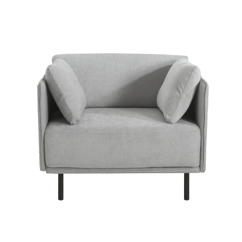 Fauteuil de salon en similicuir
