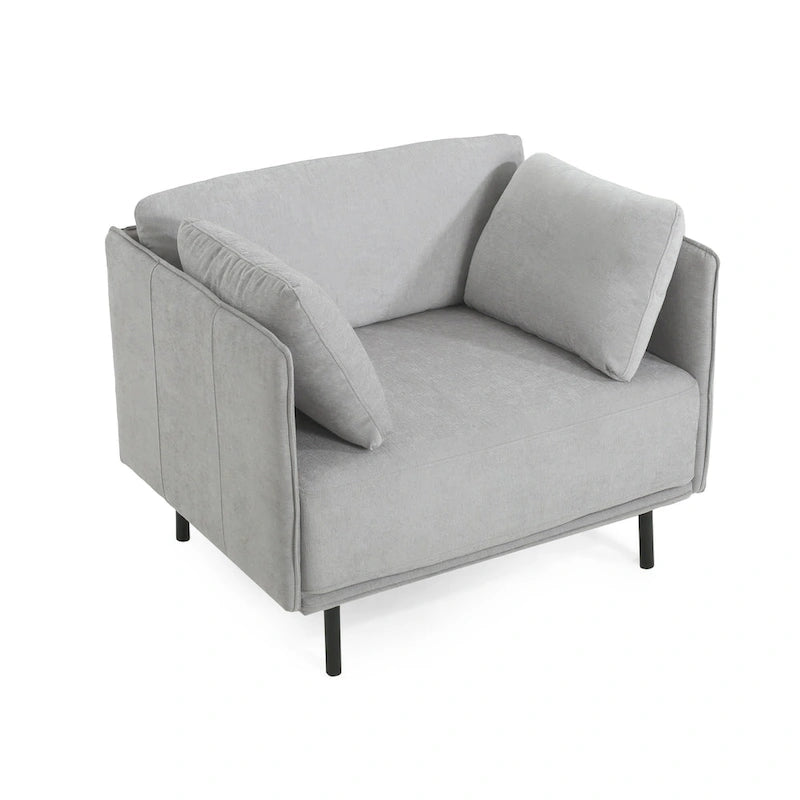 Fauteuil de salon en similicuir