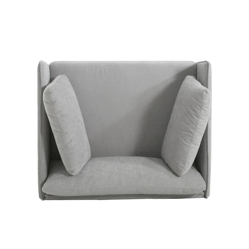 Fauteuil de salon en similicuir