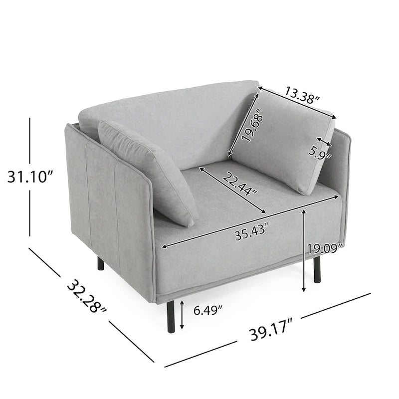 Fauteuil de salon en similicuir