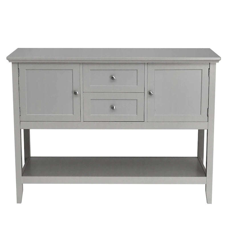 Buffet de salle à manger, table console en bois