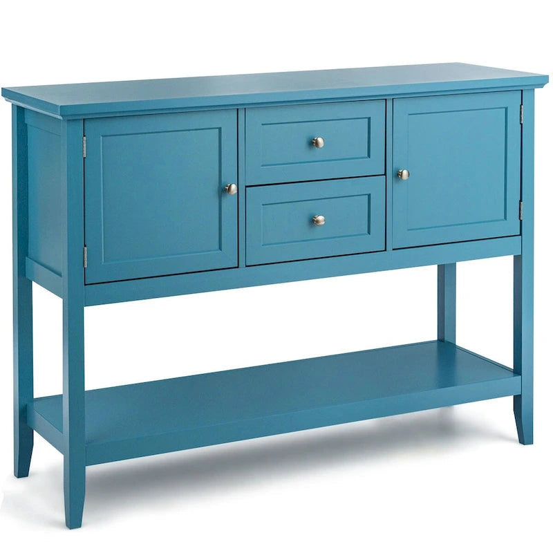 Buffet de salle à manger, table console en bois