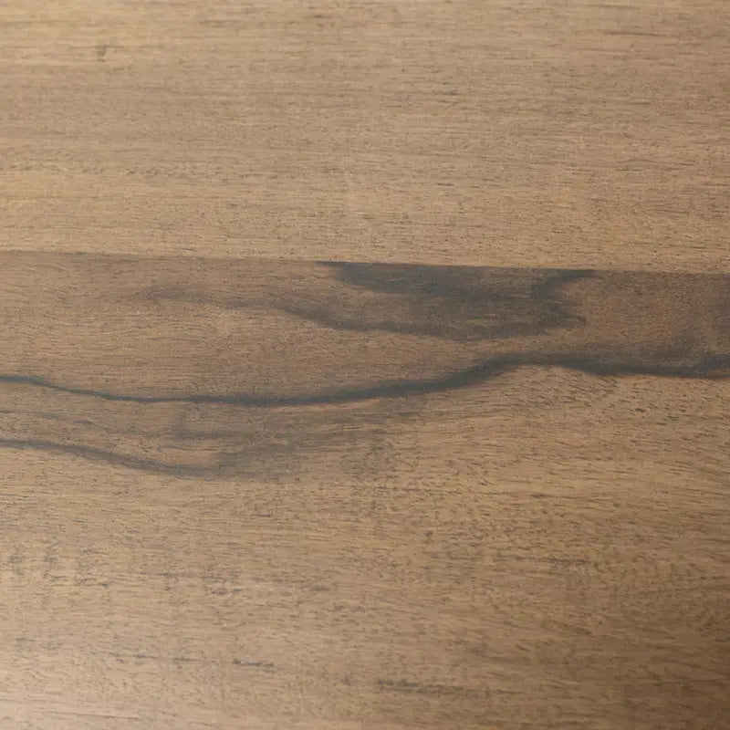 Table à manger, Plateau rectangulaire de 221 cm, Bois de manguier massif marron rustique