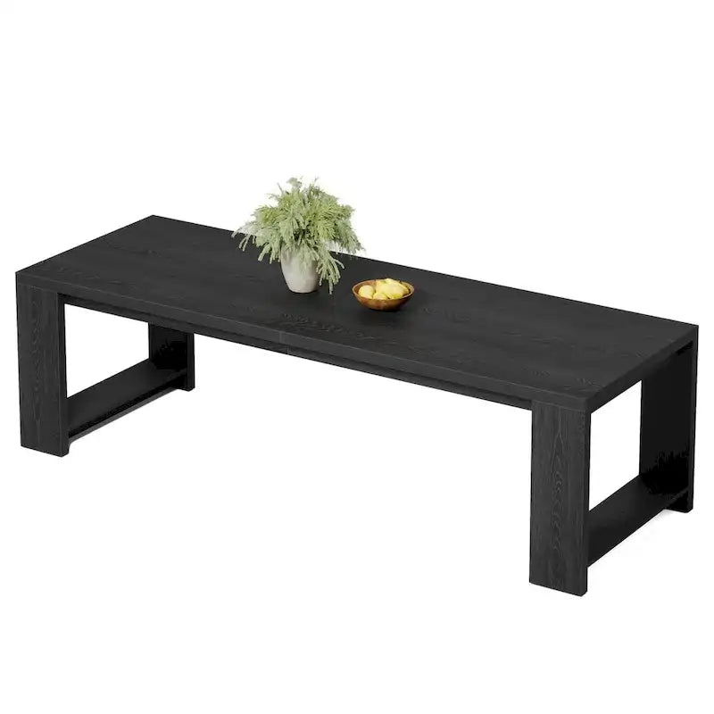 Table de salle à manger extra longue en bois de 220 cm pour 6-8 personnes