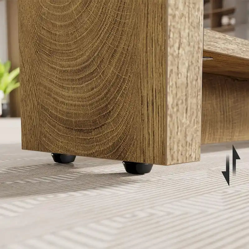 Table de salle à manger extra longue en bois de 220 cm pour 6-8 personnes