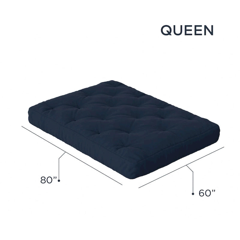 Matelas de futon en mousse à mémoire de forme 10 pouces, taille Queen