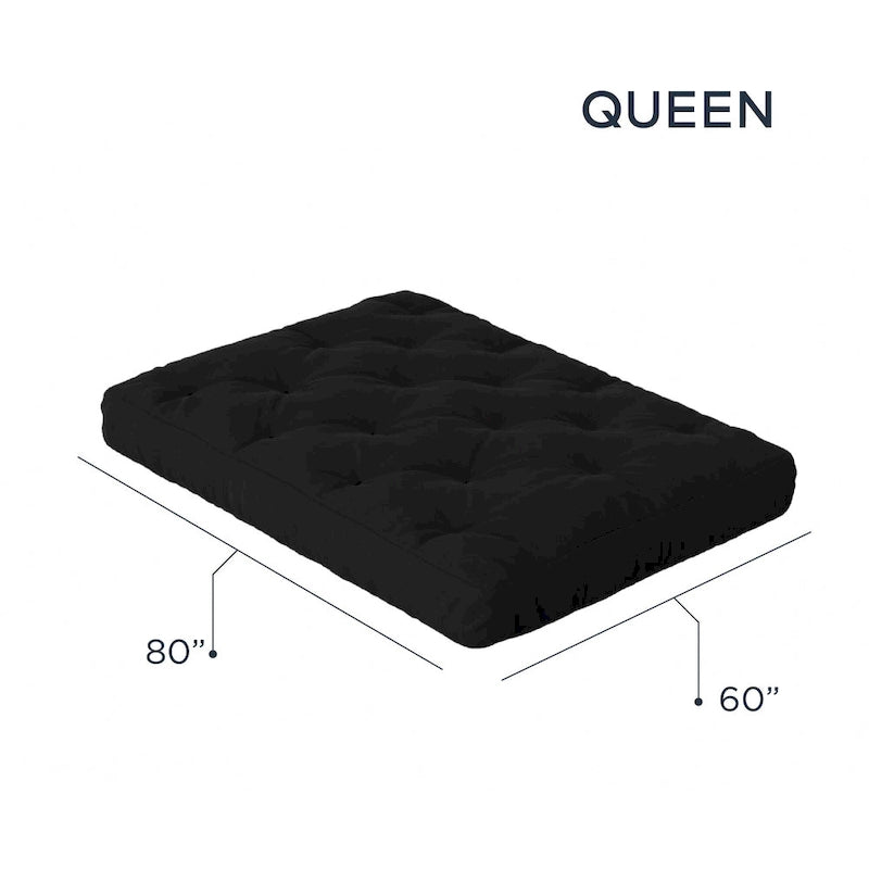 Matelas de futon en mousse à mémoire de forme 10 pouces, taille Queen