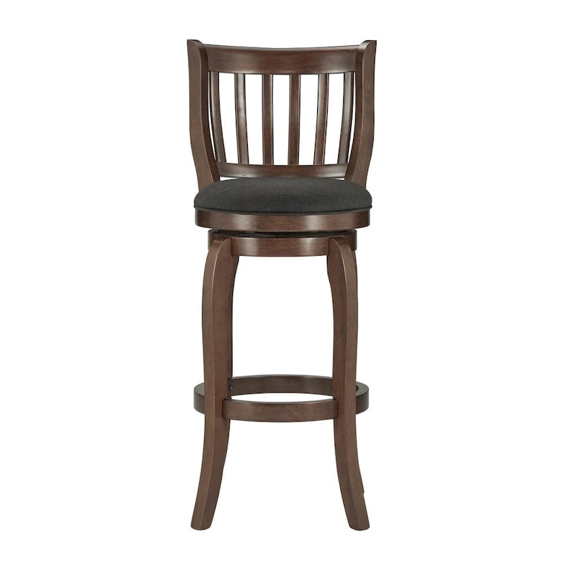Tabouret de bar pivotant à dossier haut 74 cm Modern Linen