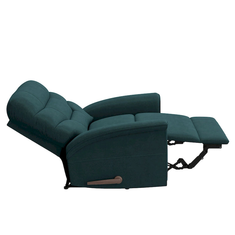 Fauteuil inclinable en microfibres bleu moyen Wall Hugger