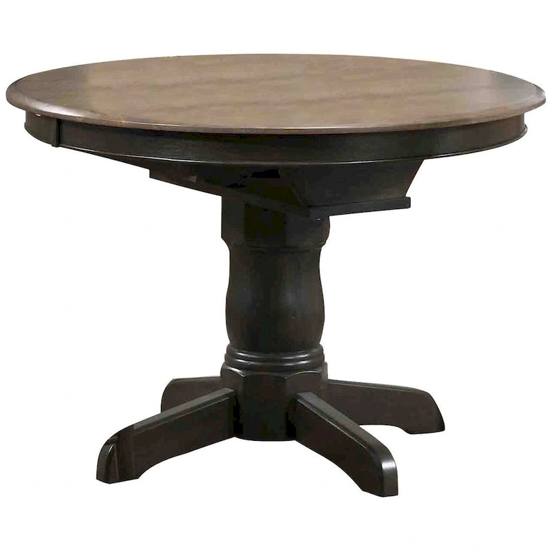 Table à manger ronde avec rallonge papillon - S/O
