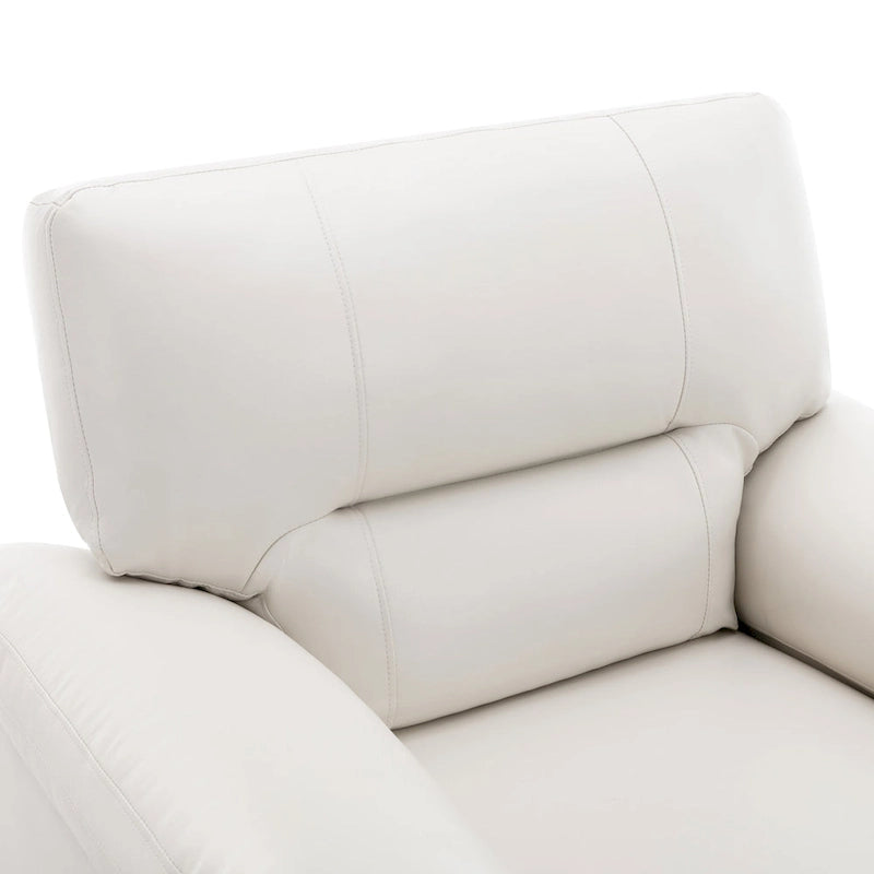Fauteuils d'appoint rembourrés en similicuir pour le salon