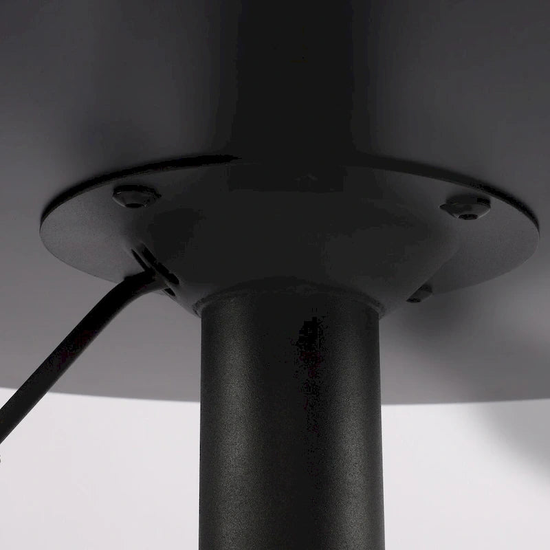 Table de bar ronde pivotante à 360° réglable en hauteur de 63,5 à 89 cm - S/O