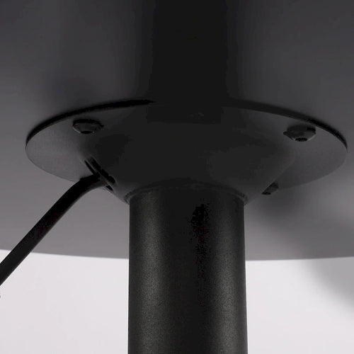 Table de bar ronde pivotante à 360° réglable en hauteur de 63,5 à 89 cm - S/O